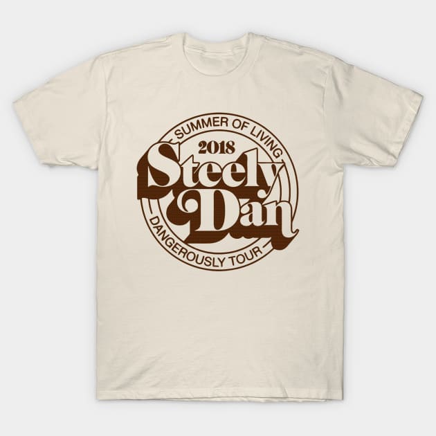 Steely Dan - Summer Of Living T-Shirt by Gold Rose